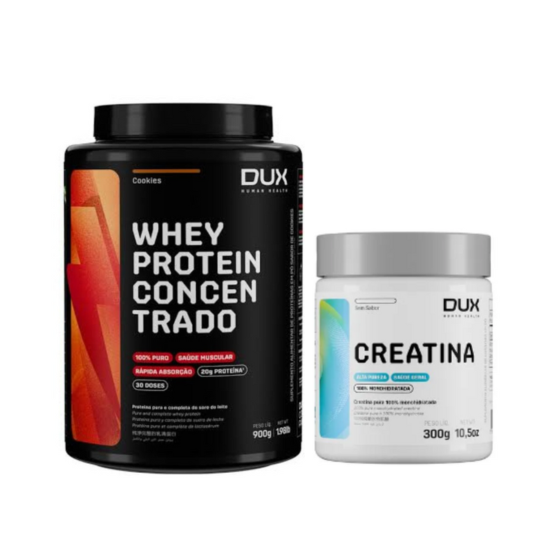 Kit Definição Dux Whey 900G Pote + Creatina 300g