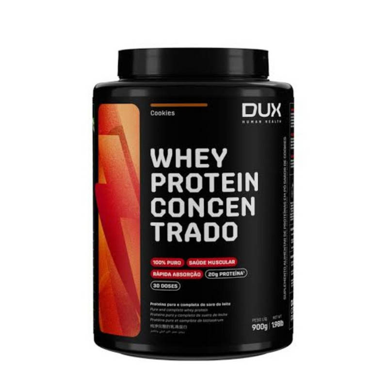 Whey Protein Dux  Concentrado - Pote  900g